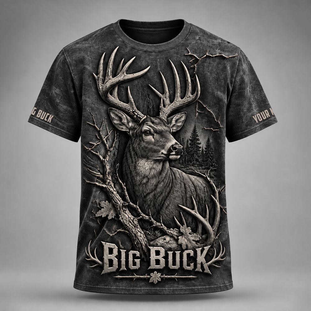 Personalized Big Buck Hunting - Custom Gift for Hunters VTTHB00026