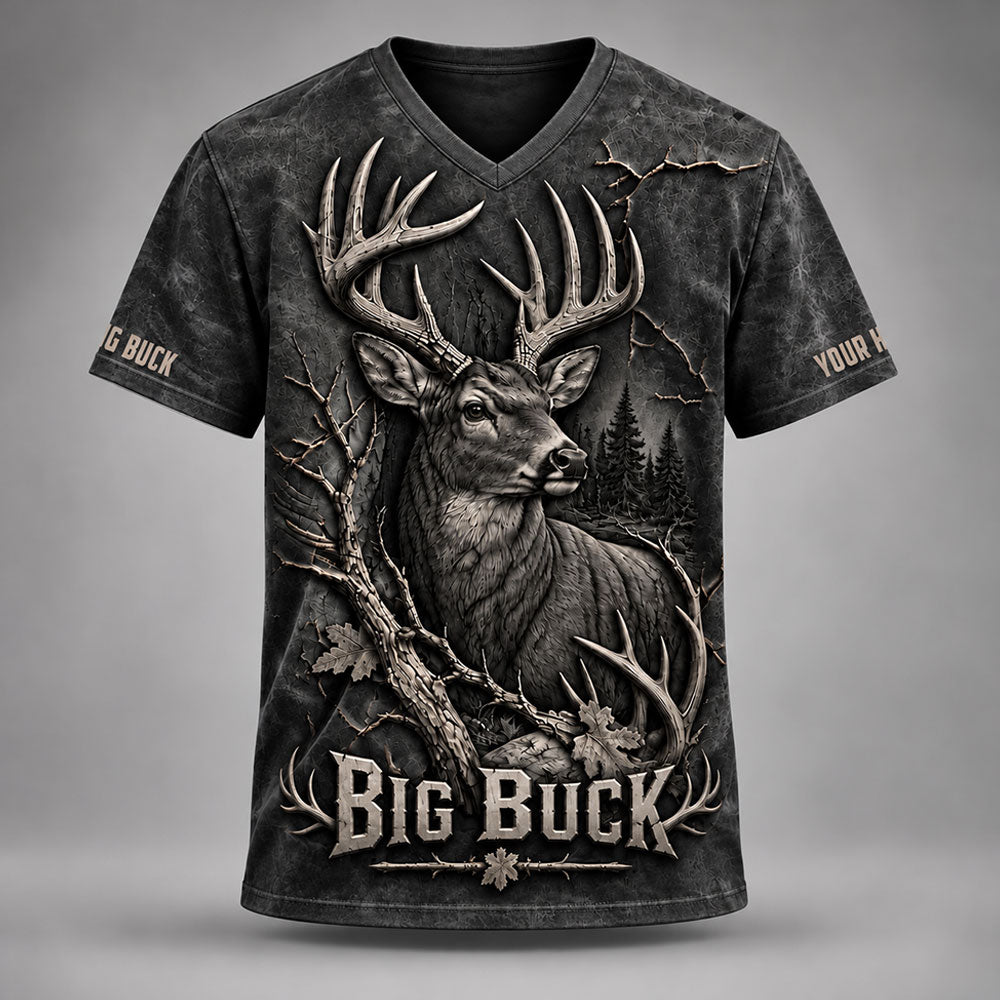 Personalized Big Buck Hunting - Custom Gift for Hunters VTTHB00026