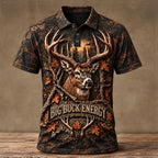 Big Buck Energy Camo Tshirt – Personalized Whitetail Hunter Shirt VTTHB00027