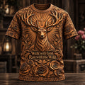 Walk with God, Run with the Wild – Whitetail Faith T-Shirt VTTHB00030
