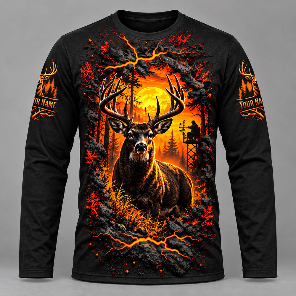 Personalized Deer Hunting T-Shirt – Gift for Hunters VTTHB00031