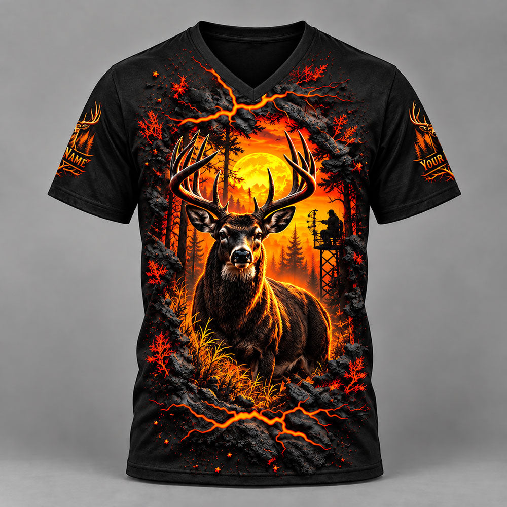 Personalized Deer Hunting T-Shirt – Gift for Hunters VTTHB00031