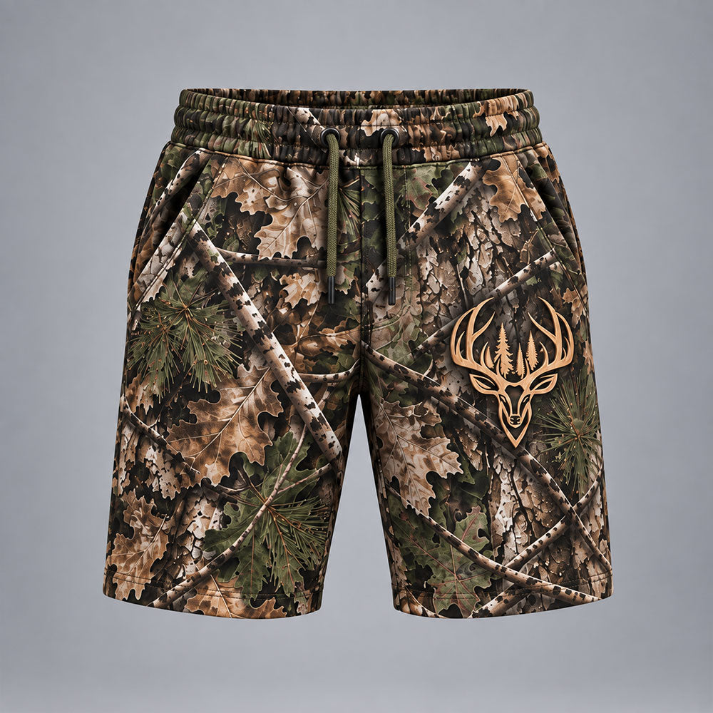Stay Wild, Keep Exploring – Whitetail Deer Camo T-Shirt VTTHB00032