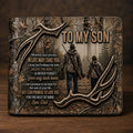 To My Son Hunting Leather Wallet – Meaningful Gift from Dad VTTHD00004