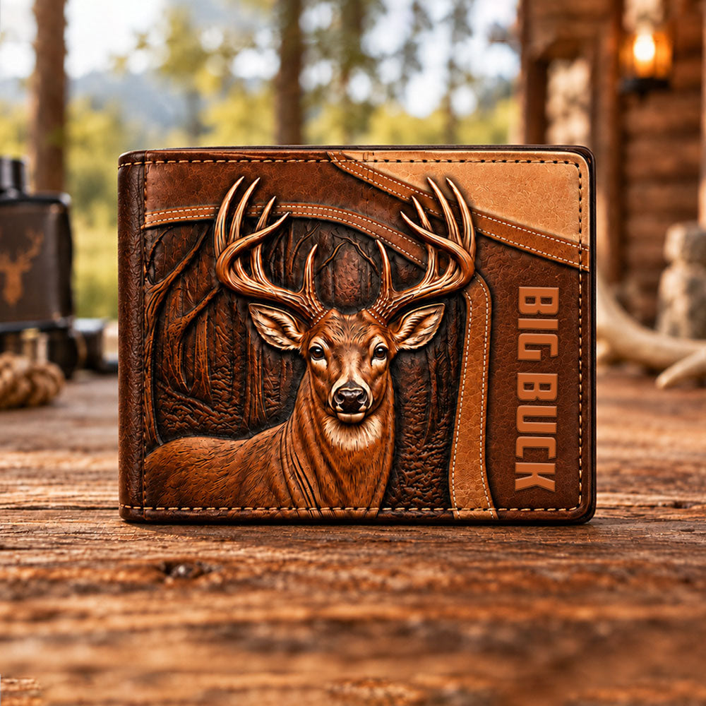 Big Buck Deer Hunting Wallet – Rugged Outdoor Design VTTHD00006