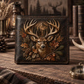 Chassez plus, inquiétez-vous moins – Portefeuille de chasse au cerf personnalisé VTTHD00007