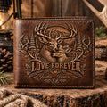 Love Forever – Personalized Buck & Doe Couple Wallet VTTHD00008