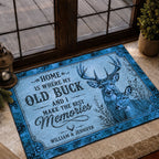 Personalized Deer Couple Doormat – Hunting Gift for Husband & Wife VTTHF00002
