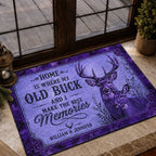 Personalized Deer Couple Doormat – Hunting Gift for Husband & Wife VTTHF00002