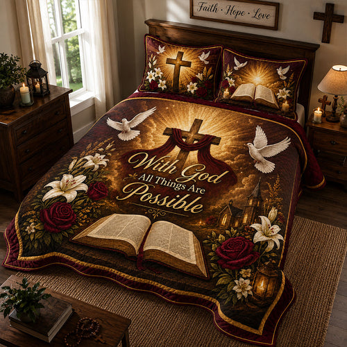 Christian Faith Bedding Set – Meaningful Religious Gift VTTHG00001