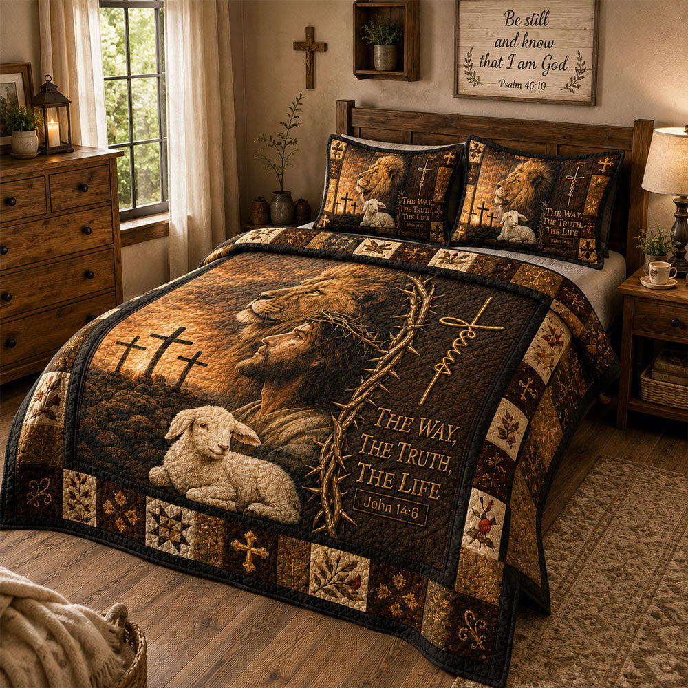 The Way, The Truth, The Life – Jesus Christian Bedding Set VTTHG00002