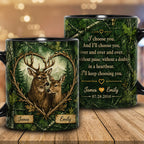 Personalized Buck & Doe Love Mug – Custom Hunting Couple Keepsake VTTHM00001