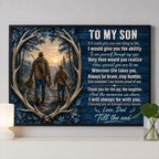 Father & Son Hunting Memories Canvas – A Gift from Dad VTTHS00001