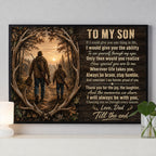 Father & Son Hunting Memories Canvas – A Gift from Dad VTTHS00001