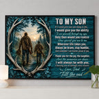 Father & Son Hunting Memories Canvas – A Gift from Dad VTTHS00001