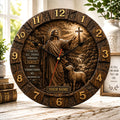 Personalized Christian Wall Clock – Meaningful Jesus Gift for Christians VTTHZ00001